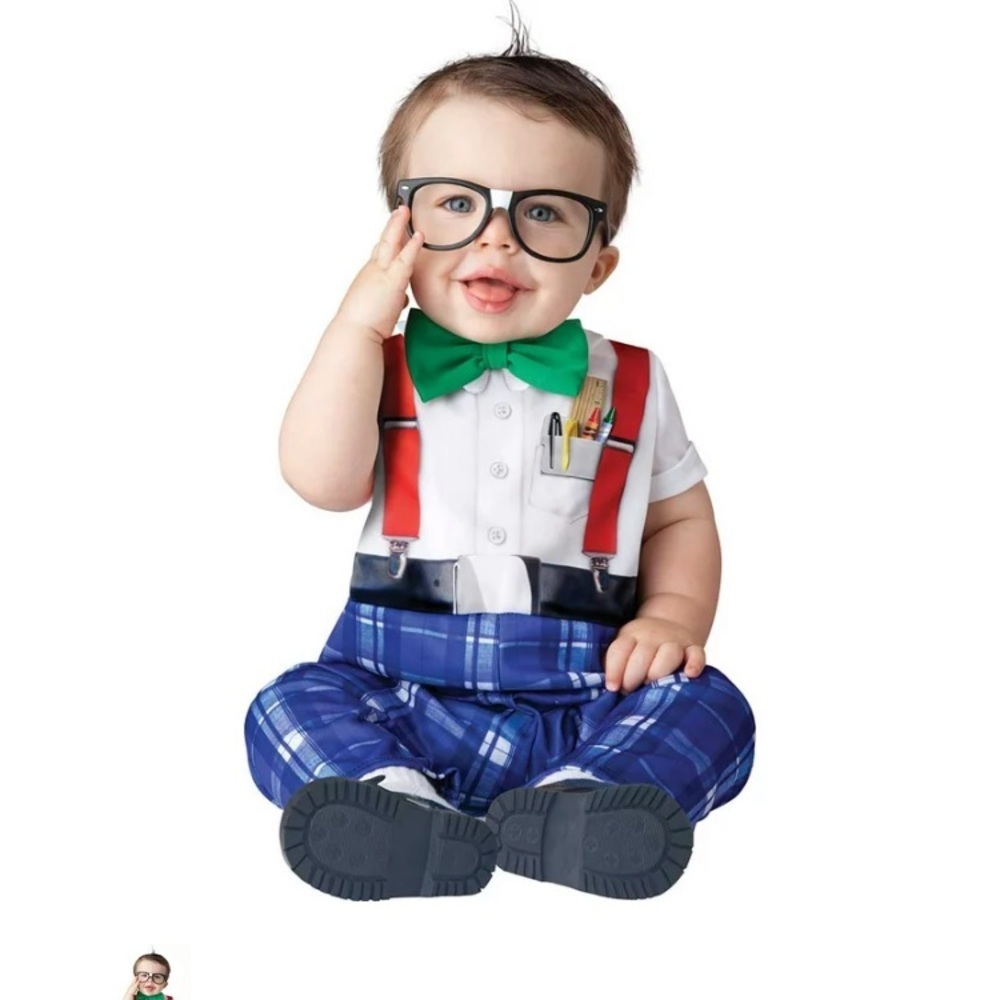 Infant Nursery Nerd Costume by Incharacter Costumes LLC 16045 18/24m